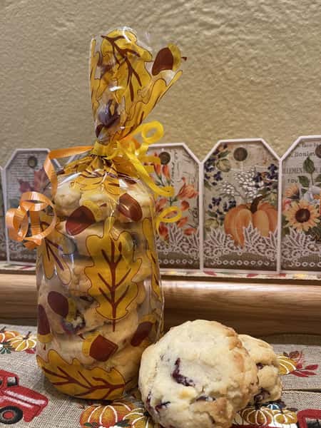6 Pack Cranberry White Chocolate Shortbread