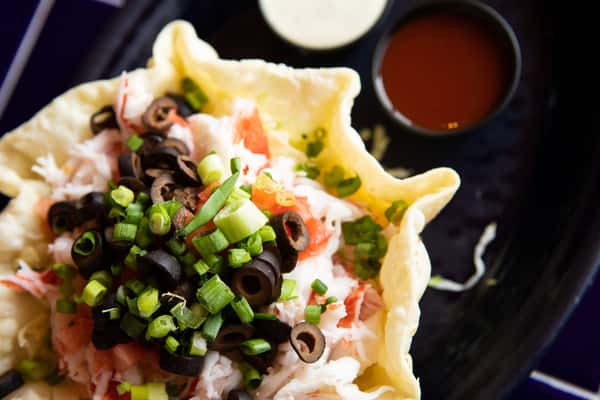 Seafood Taco Salad