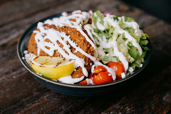 Zucchini Fritter Bowl