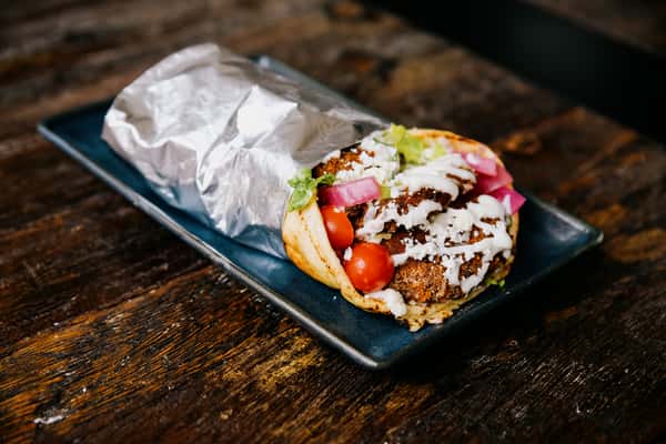 Zucchini Fritter Sandwich