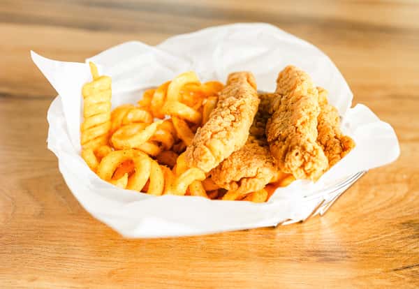 Chicken Fingers & Curly Fries