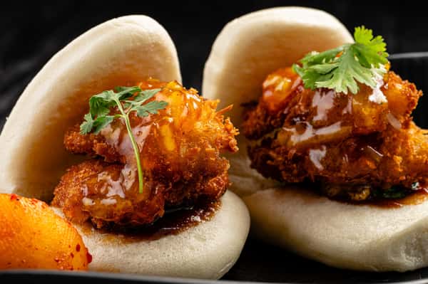 Bao Bun Coconut Shrimp