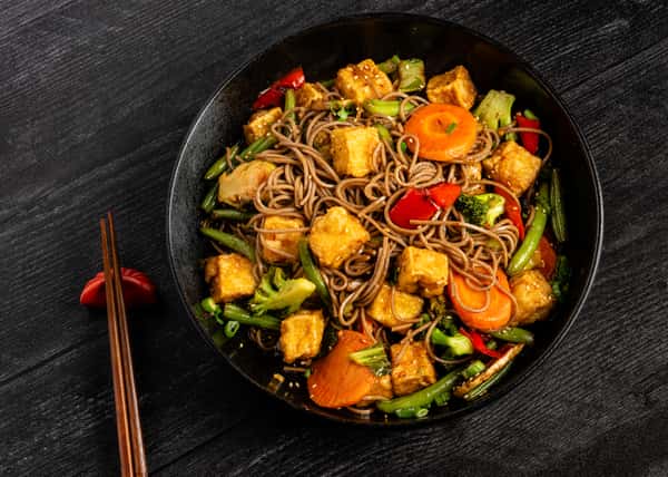 Crispy Tofu Soba