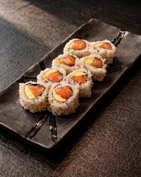 Salmon Avocado Cut Roll