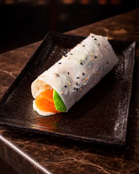 Creamy Salmon Hand Roll