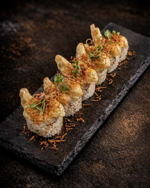 Creamy Wasabi Popcorn Shrimp
