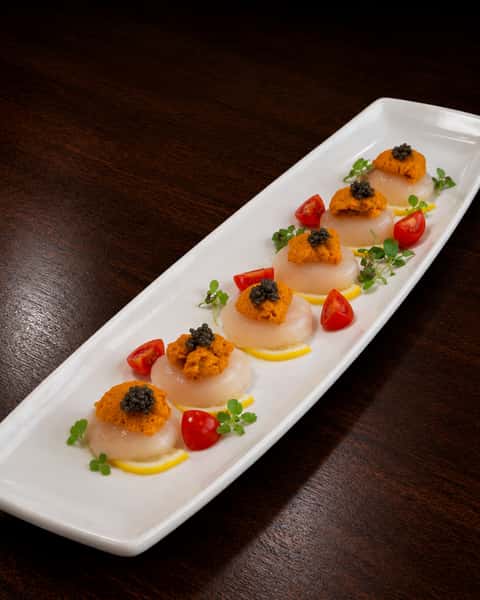 Golden Uni Hotate Sashimi