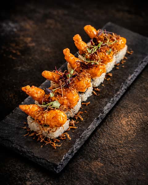 Hot N' Spicy Shrimp Popcorn Roll