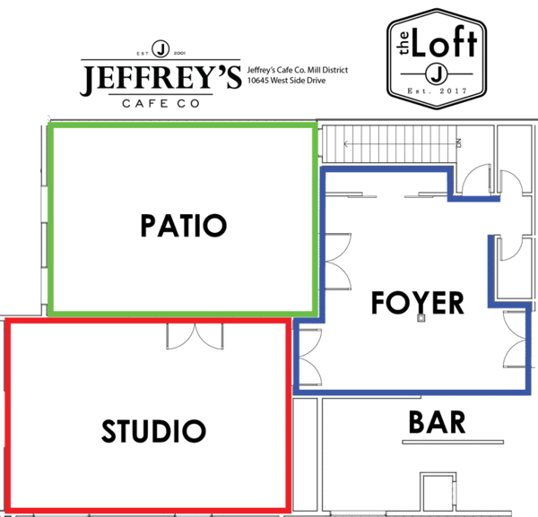Blueprint of The Loft