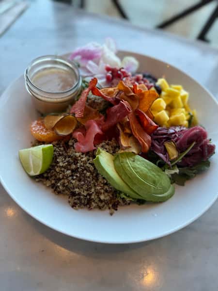 Akumal Power Bowl with a Spicy Lime Vinaigrette