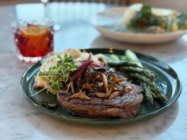 Truffle Mushroom Rib Eye Steak