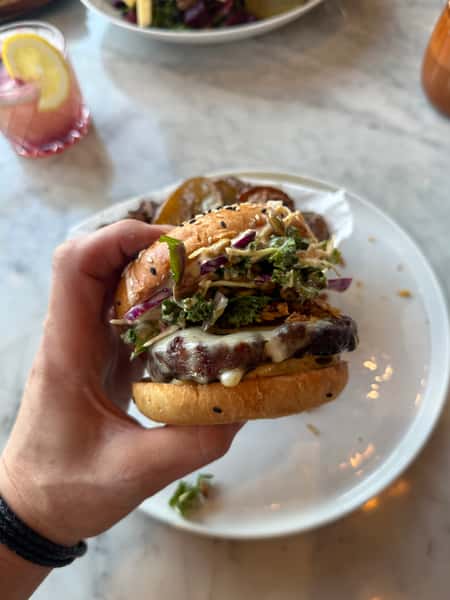 Harvestfest Bison Burger