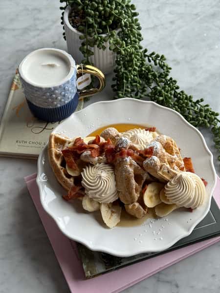 Banana Protein Waffles