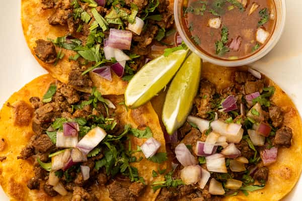 3 Steak street tacos