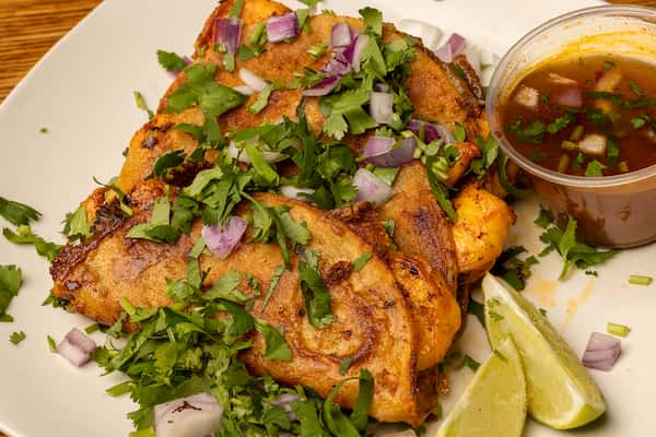Shrimp Juicy Birria Tacos