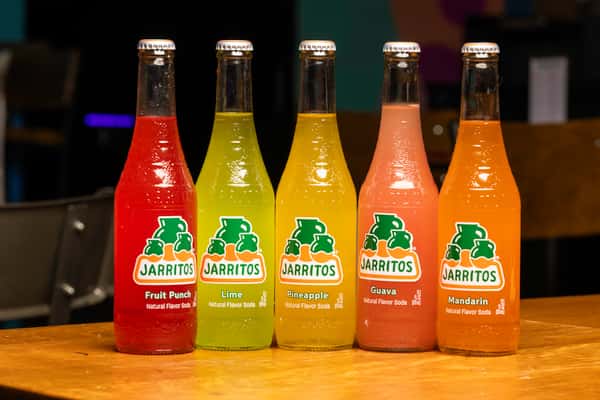 assorted flavors of jarritos