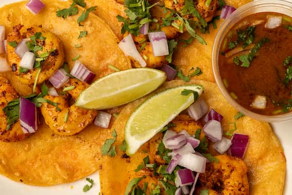 Shrimp OG street tacos