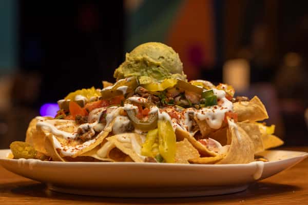 plate of nachos