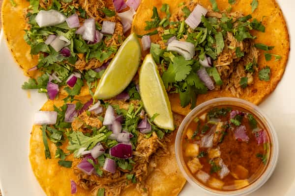 chicken OG street tacos