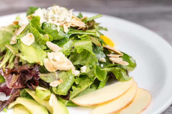 Poached Warm Pear Salad