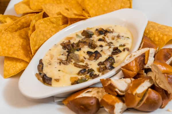 Philly Cheese Steak Queso Dip