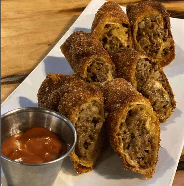 Cheese Steak Egg Rolls