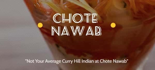 Chote Nawab, The Purple Fig Open Off The Menu