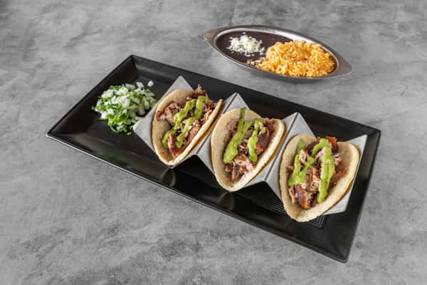 Taco Carnitas (3 Tacos per order)