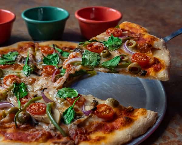 Veggie pizza 