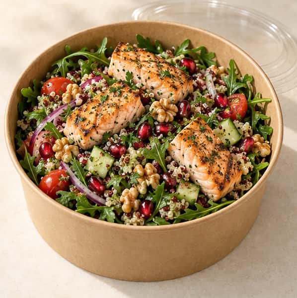 Salmon Tabbouleh Salad