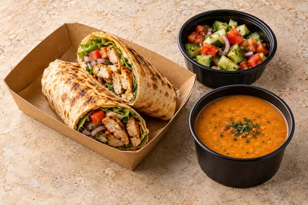 Chicken Wrap Lunch