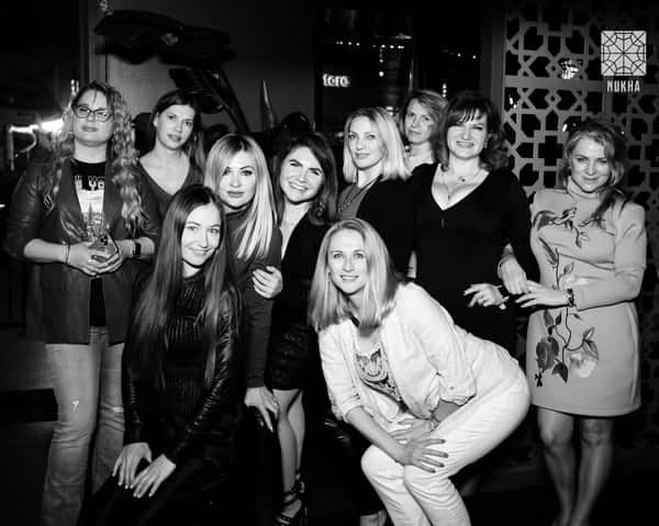 Group of people at the best Hookah Lounge in Las Vegas at Nukha