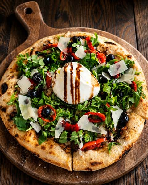 Blueberry Burrata Pizza