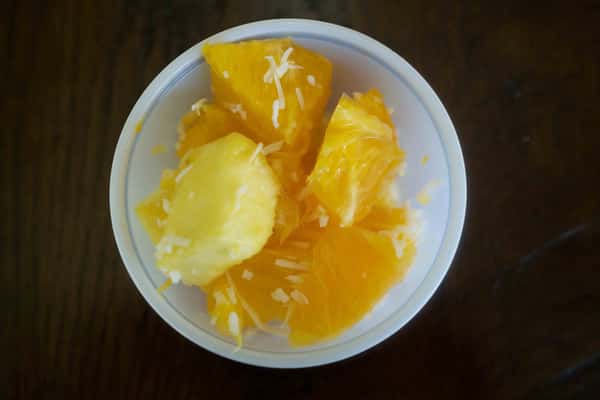 pineapple orange coconut salad