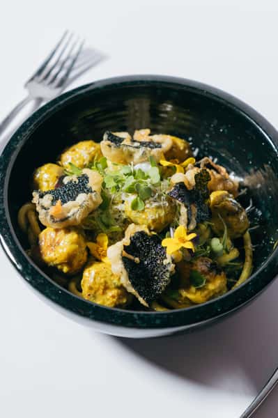Bucatini Tsukune Curry