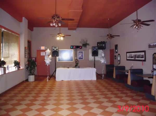 dance floor area
