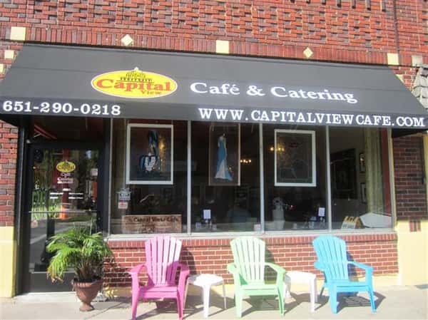 outside front view of capital cafe and catering