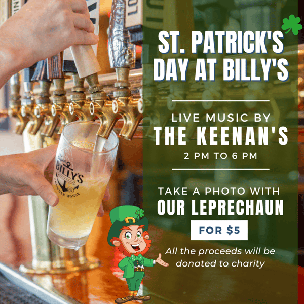 St. Patrick's Day Billy's Chowder House Seafood Restaurant in Wells, ME