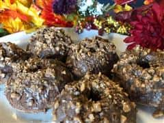 Chocolate Toffee Donuts