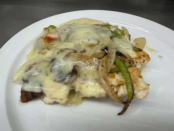 SMOTHERED GRILLED CHICKEN