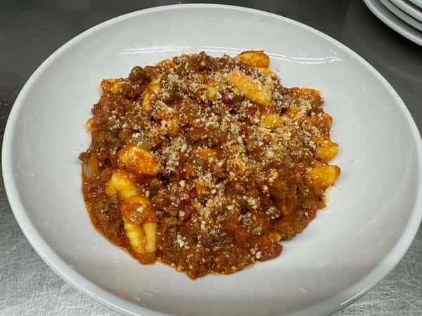 POTATO GNOCCHI BOLOGNESE
