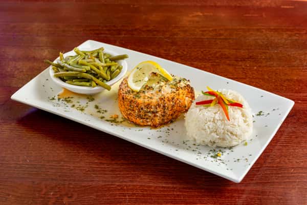 Crab Stuffed Salmon