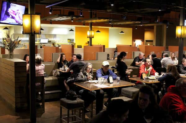 Patrons dining at Santa Fe Capitol Grill