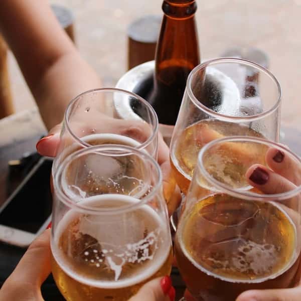 Wine and beer