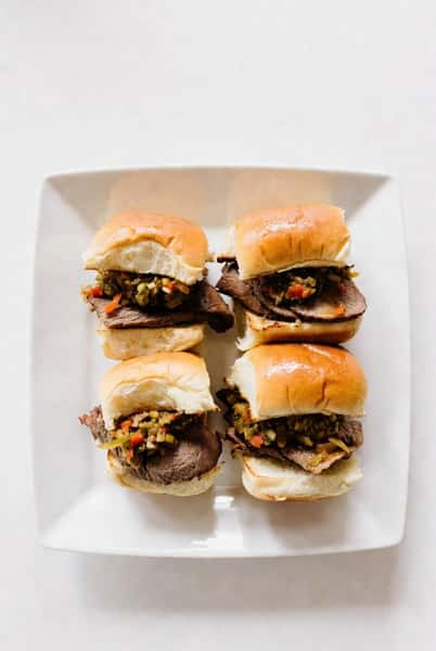 Italian Beef Sliders (12)