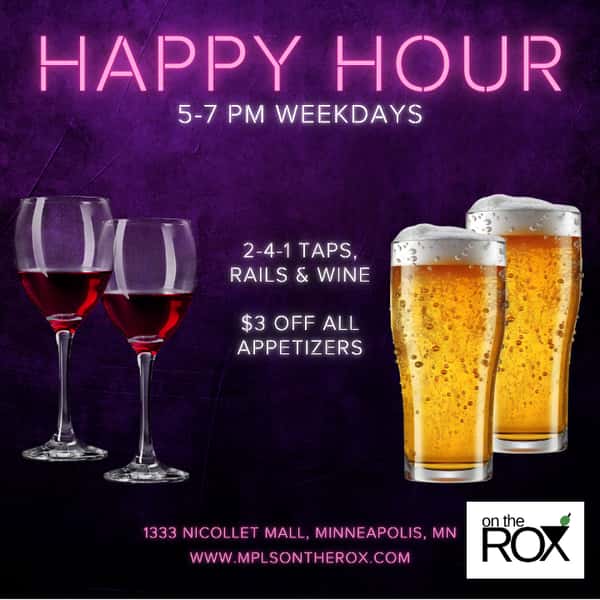 Happy Hour on the Patio 5-7 PM