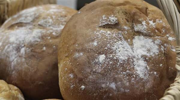 two large pieces of bread