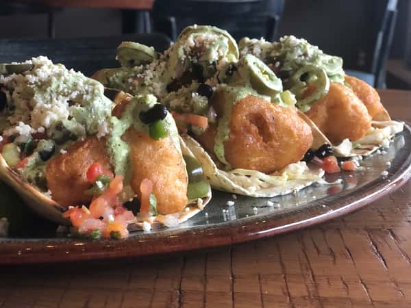 Fried Cauliflower Tacos