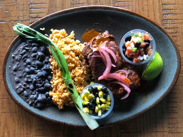 Grilled Adobo Chicken Plate