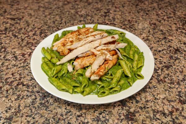 Penne Pesto with Grilled Chicken